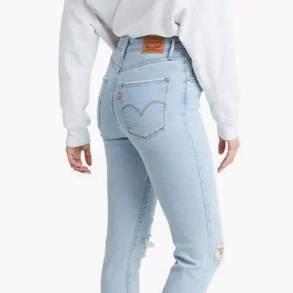 Levi's Women's 721 High Rise Skinny Jeans - Picture 3 of 4